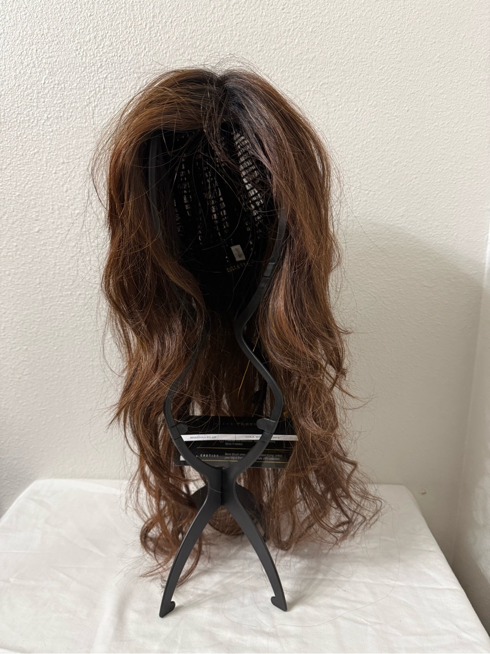 Belle Tress Shakerato in Cola with Cherry Color, Lace Front, Left Mono Part
